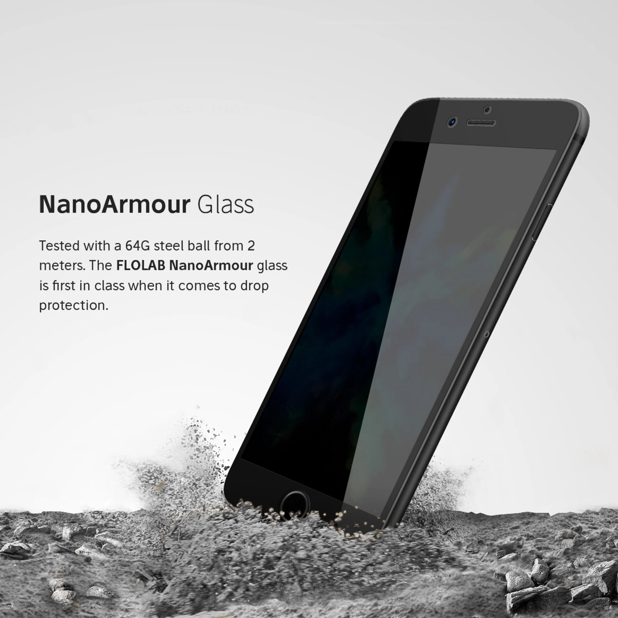 NanoArmour for iPhone 8 / 7 Privacy Screen Protector - Image 6