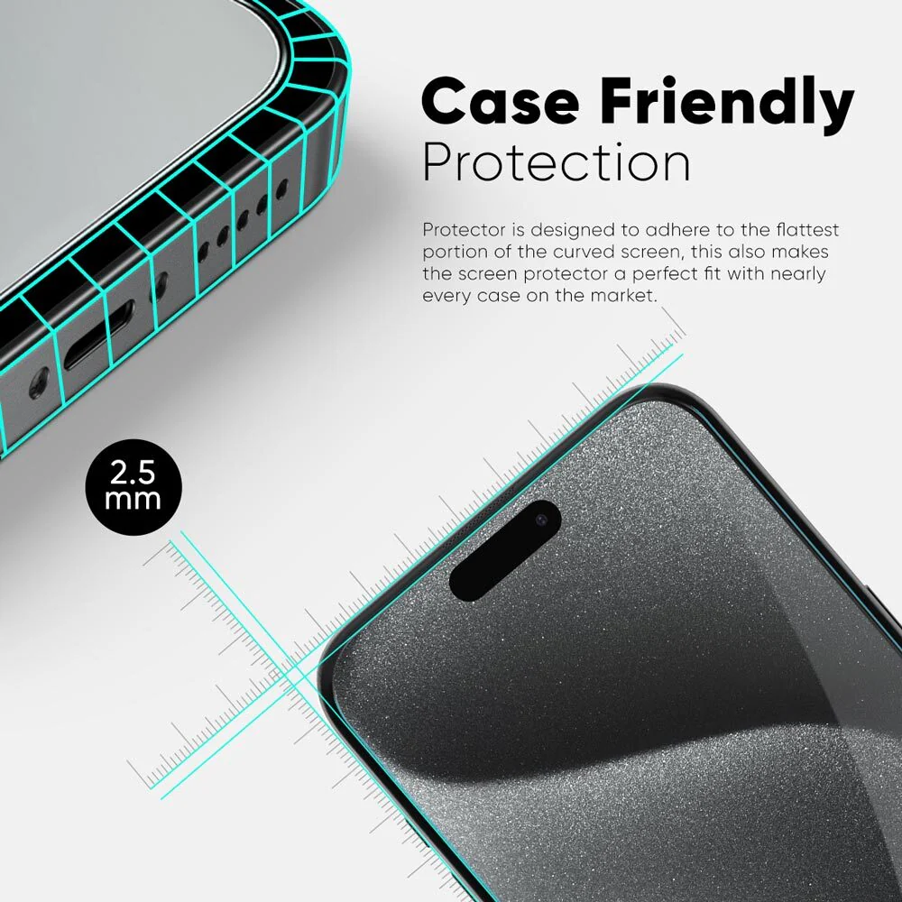 NanoArmour ONETIME Ultra Clear Case-Friendly – iPhone 15 Series - Image 2